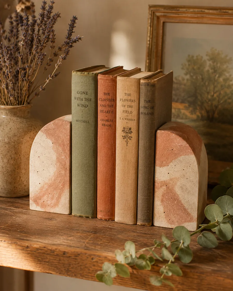 Concrete bookends