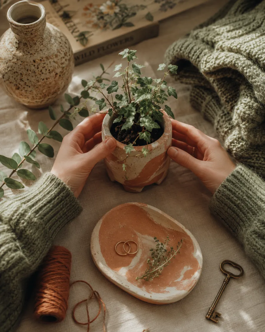 Handmade concrete decor for the home